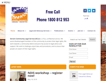 Tablet Screenshot of dcls.org.au